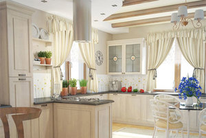 Стиль прованс позволит создать уютную атмосферу на кухне