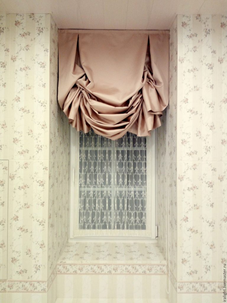 Австрийская занавеска — штора современного интерьера