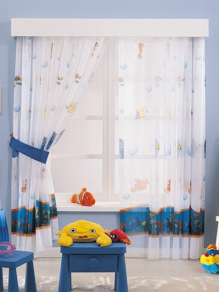 Тюль в детскую комнату для мальчика и девочки