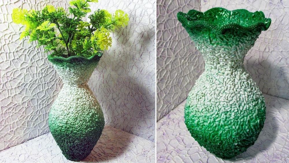 как сделать напольную вазу самостоятельно
